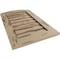 Ekena Millwork Timberthane Pecky Cypress Arch Top Faux Wood Non-Functional Gable Vent, Primed Tan, 22"W x 42"H GVURAR22X42DPCPR - alternate 3